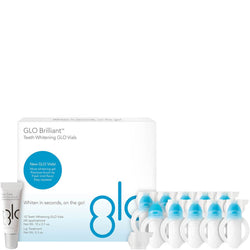 GLO Brilliant Teeth Whitening GLO Vials 10 pack plus Lip Care