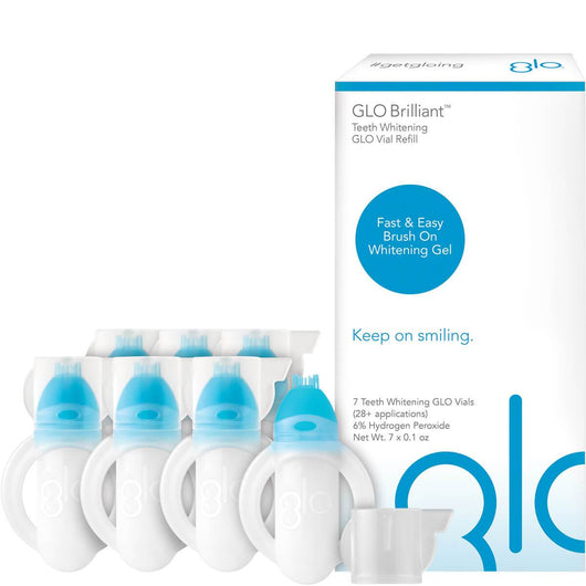 GLO Brilliant GLO Vial Whitening Gels 7 pack