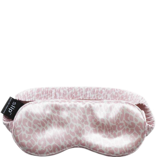 SLIP Pure Silk Pink Leopard Print Sleep Mask